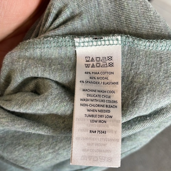 Cynthia Rowley Pima Cotton Long Sleeve Shirt Size Medium - Picture 3 of 5